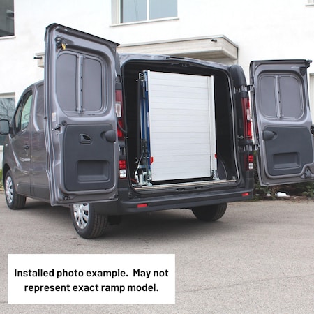 Wm System Aluminum Loading Ramp, 23"W x 108"L & 880 lbs. capacity, Universal vehicle compatibility 9ALN503/NS